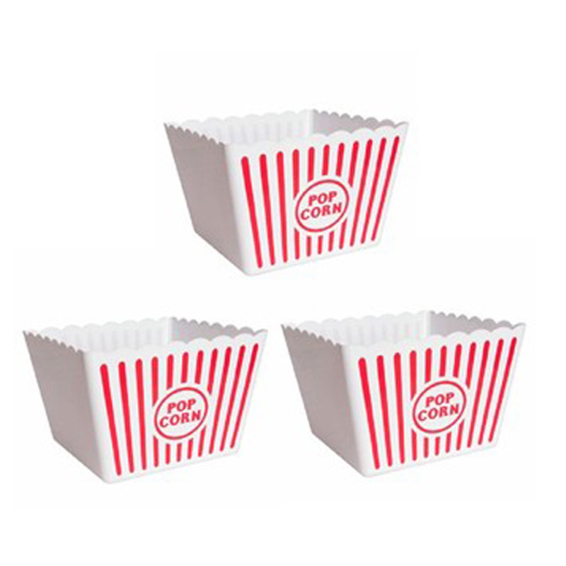 Plastic Popcorn Containers Set of 4 Serveware Kitchen & Dining
